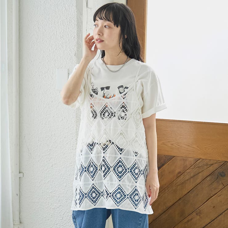 2way刺繍レース キャミソールビスチェ | coen【women】 | 詳細画像5 