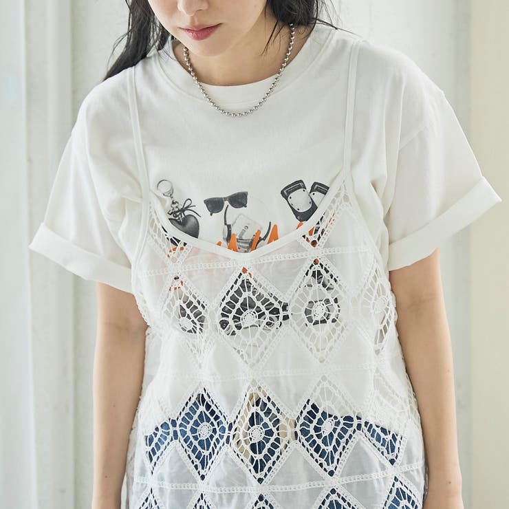 2way刺繍レース キャミソールビスチェ | coen【women】 | 詳細画像8 