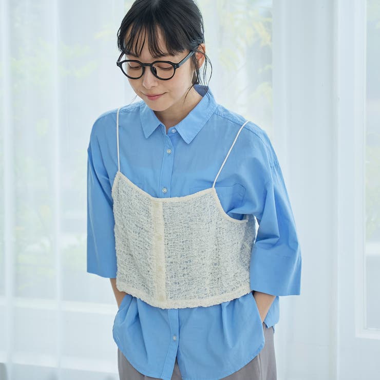 OFF WHITE | ポコポコシアーキャミビスチェ | coen【women】