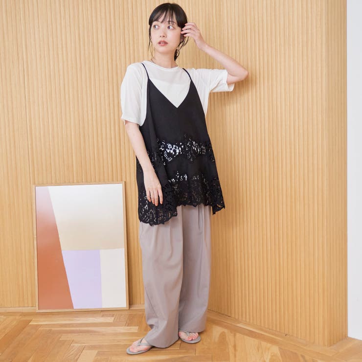 刺繍レース Aラインキャミソールビスチェ | coen【women】 | 詳細画像10 