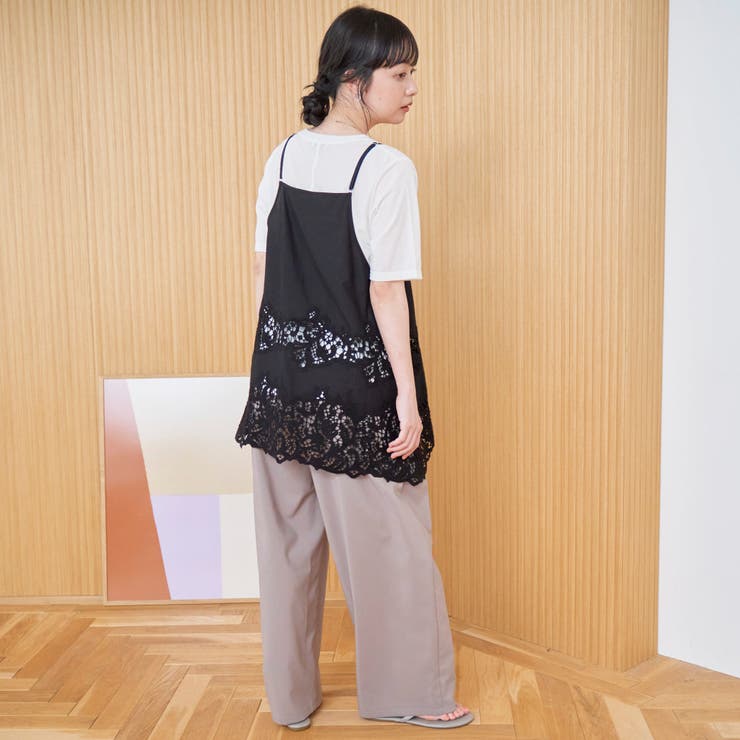 刺繍レース Aラインキャミソールビスチェ | coen【women】 | 詳細画像12 