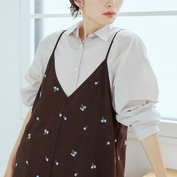 【セットアップ対応】フラワー刺繍 2wayキャミソールチュニックビスチェ | coen【women】 | 詳細画像14 