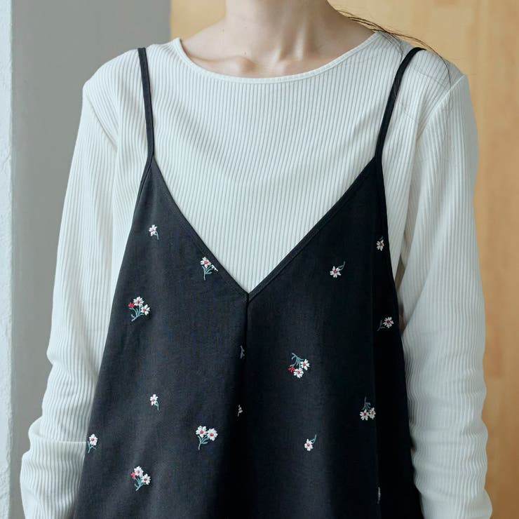 【セットアップ対応】フラワー刺繍 2wayキャミソールチュニックビスチェ | coen【women】 | 詳細画像21 