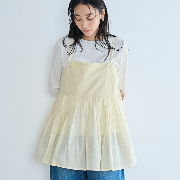 CREAM | MARKET（マーケット）2wayカシュクール キャミトップス | coen【women】