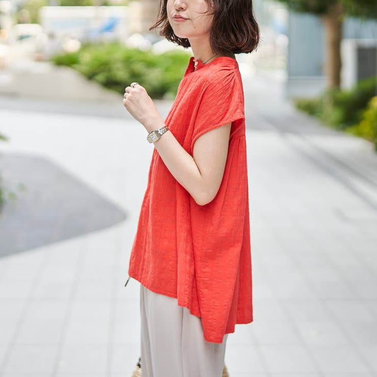【Lipa別注】 刺繍タックコットンフレンチブラウス | coen【women】 | 詳細画像15 