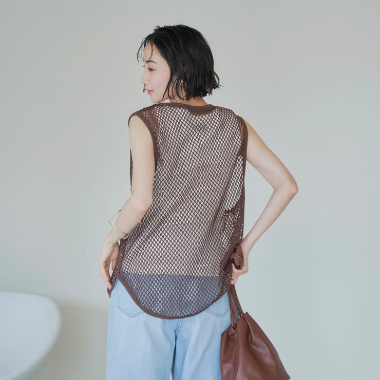 メッシュノースリーブ プルオーバー | coen【women】 | 詳細画像16 