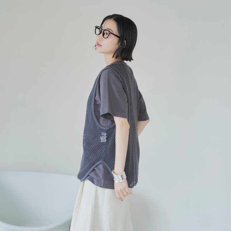 メッシュノースリーブ プルオーバー | coen【women】 | 詳細画像3 