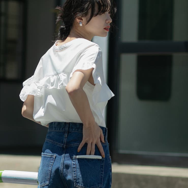 【WEB限定】前後2WAYフリルシャツブラウス | coen【women】 | 詳細画像10 