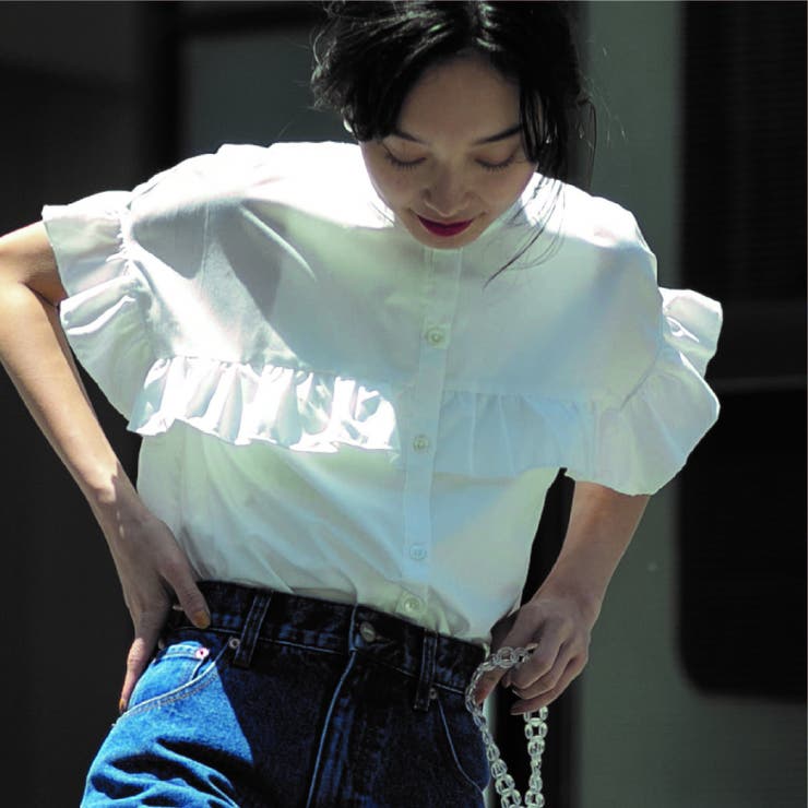 【WEB限定】前後2WAYフリルシャツブラウス | coen【women】 | 詳細画像2 