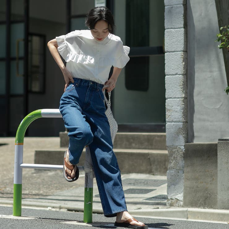 【WEB限定】前後2WAYフリルシャツブラウス | coen【women】 | 詳細画像5 