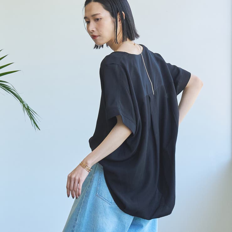 接触冷感ドルマンスキッパーブラウス | coen【women】 | 詳細画像18