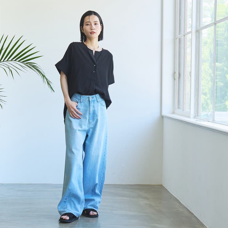 接触冷感ドルマンスキッパーブラウス | coen【women】 | 詳細画像20