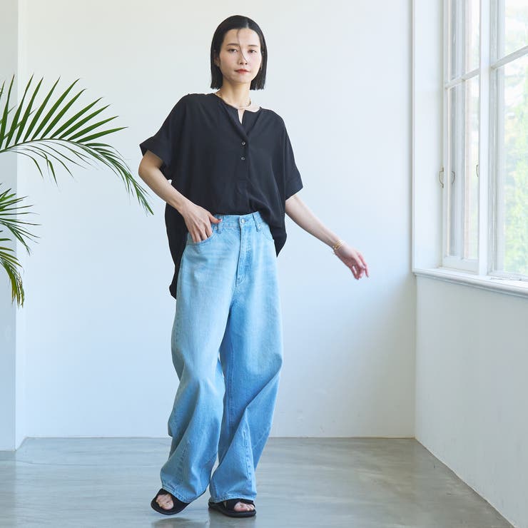 接触冷感ドルマンスキッパーブラウス | coen【women】 | 詳細画像21