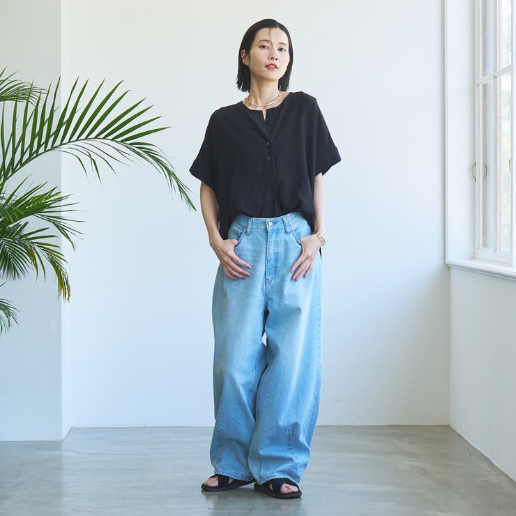 接触冷感ドルマンスキッパーブラウス | coen【women】 | 詳細画像24