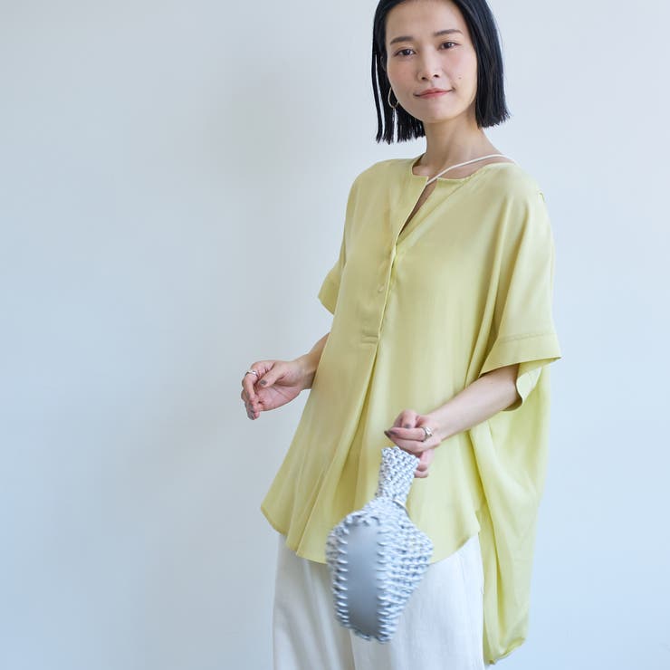 接触冷感ドルマンスキッパーブラウス | coen【women】 | 詳細画像26