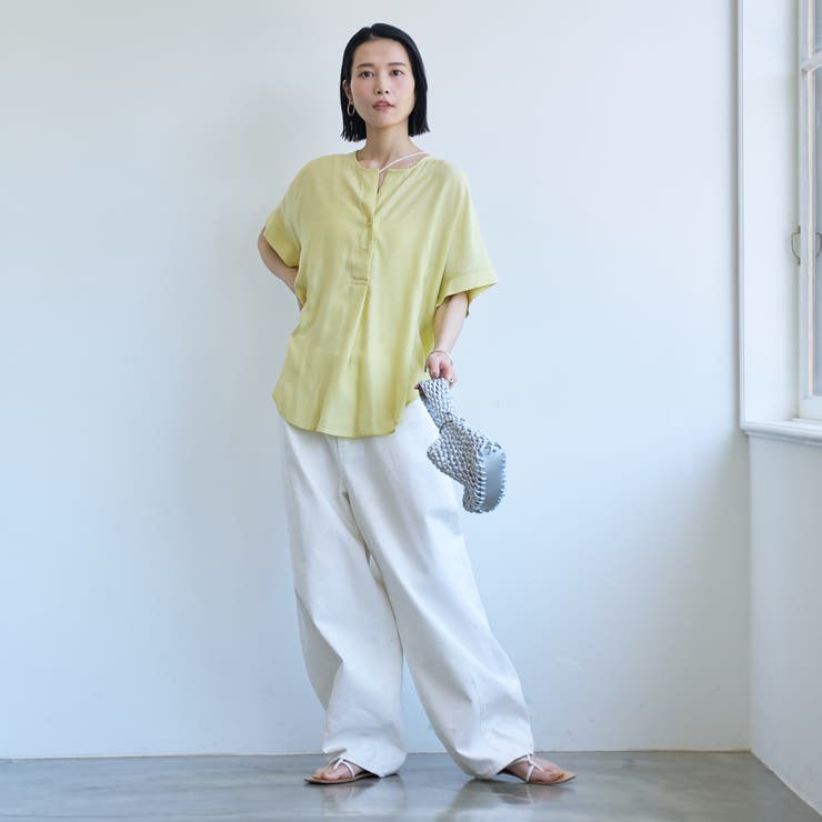 接触冷感ドルマンスキッパーブラウス | coen【women】 | 詳細画像33