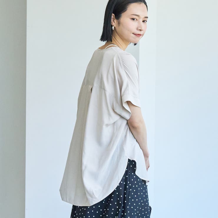 接触冷感ドルマンスキッパーブラウス | coen【women】 | 詳細画像38