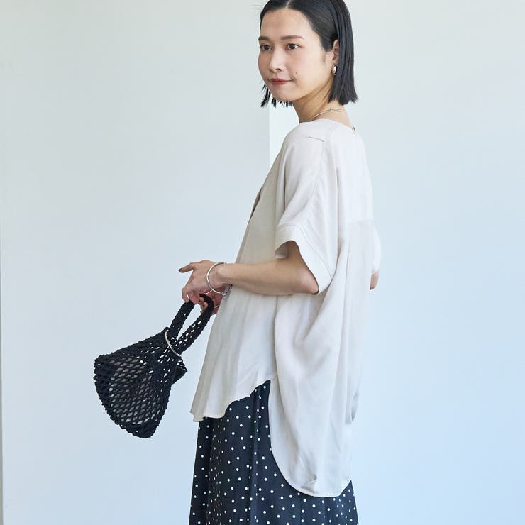 接触冷感ドルマンスキッパーブラウス | coen【women】 | 詳細画像39