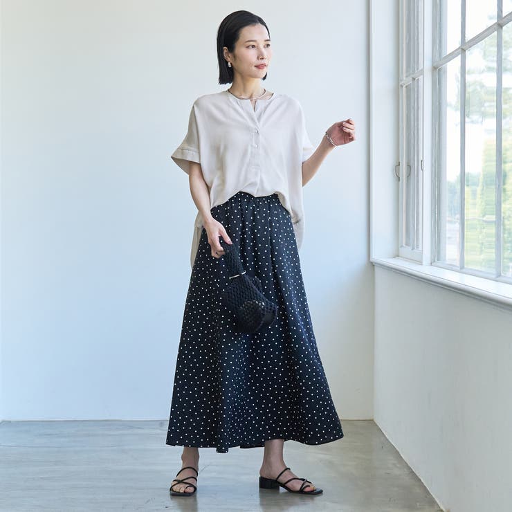 接触冷感ドルマンスキッパーブラウス | coen【women】 | 詳細画像40