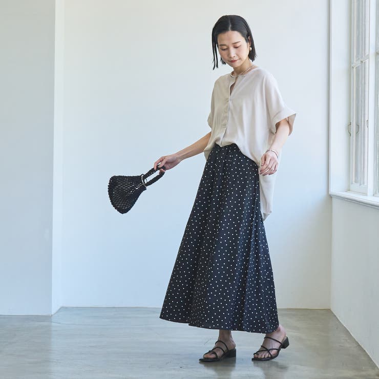 接触冷感ドルマンスキッパーブラウス | coen【women】 | 詳細画像42