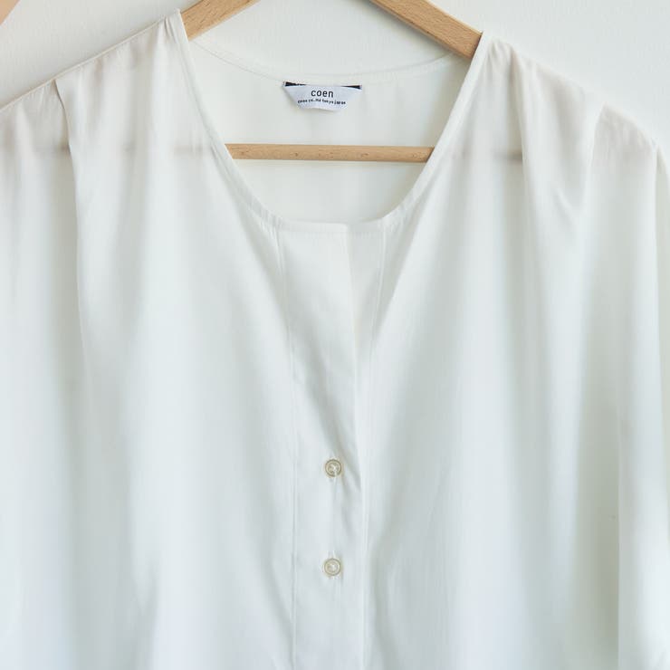 接触冷感ドルマンスキッパーブラウス | coen【women】 | 詳細画像49