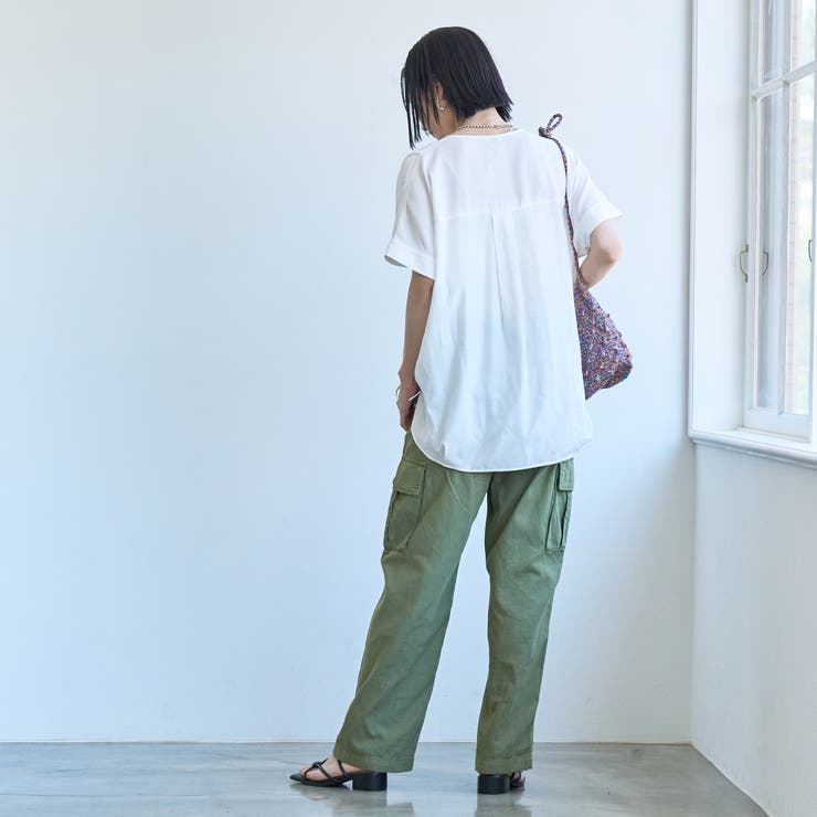 接触冷感ドルマンスキッパーブラウス | coen【women】 | 詳細画像7