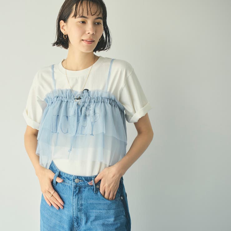 マルチWAYラメチュールフリルカラートップス | coen【women】 | 詳細画像12 