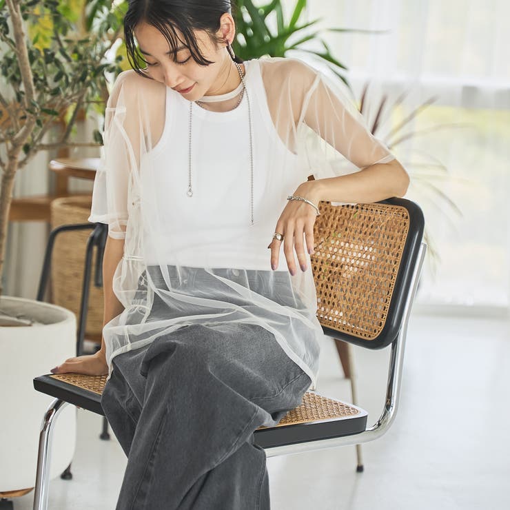 2WAYチュールプルオーバー | coen【women】 | 詳細画像7 