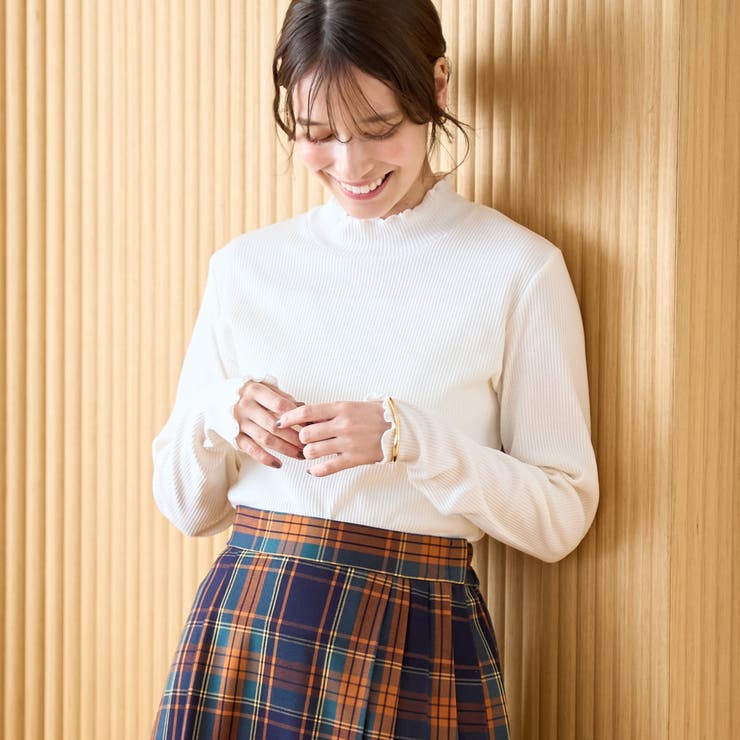 OFF WHITE | 【定番 / 新色追加】メロータートルネックロンT | coen【women】