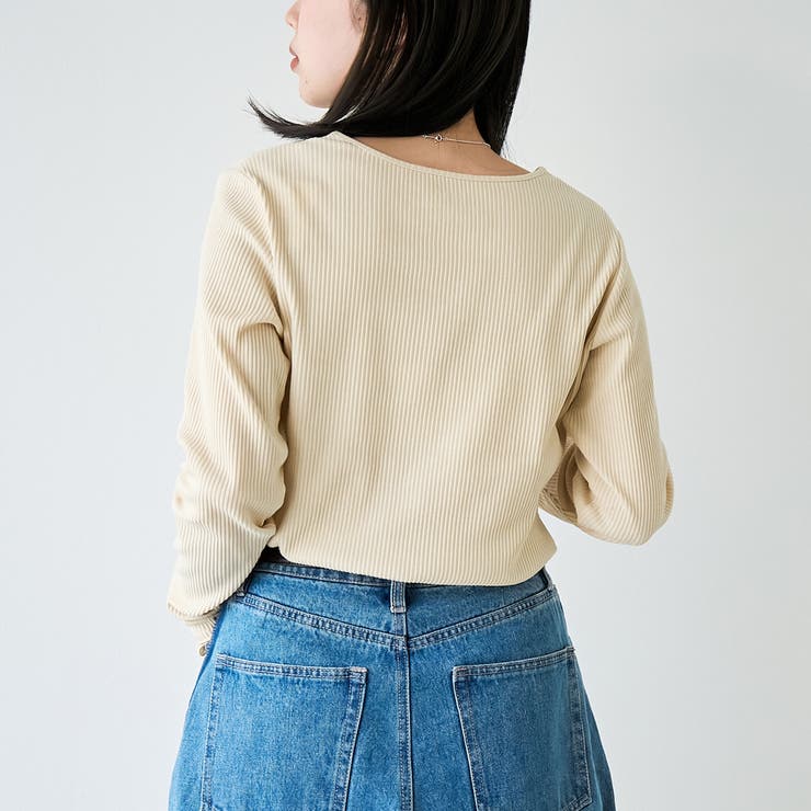 【定番 / 新色追加】メロークルーネックロンT | coen【women】 | 詳細画像14 