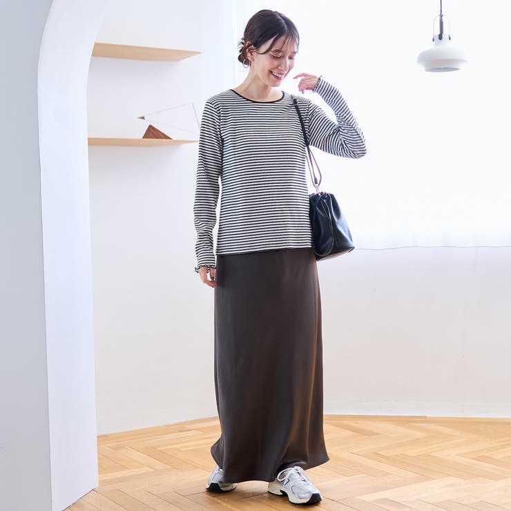 【定番 / 新色追加】メロークルーネックロンT | coen【women】 | 詳細画像19 