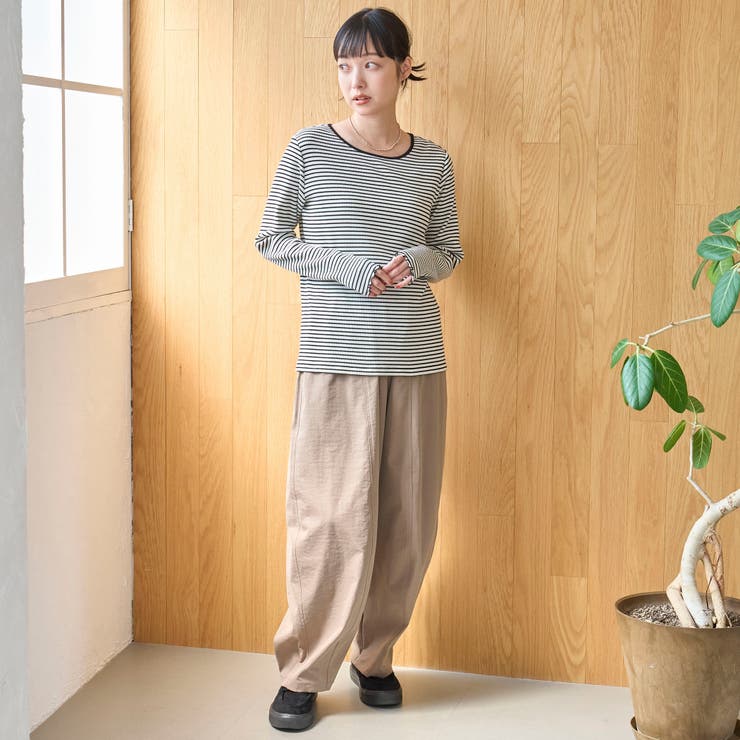 【定番/再入荷/新色登場】メロークルーネックロンT | coen【women】 | 詳細画像25 