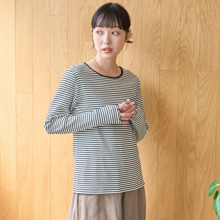【定番/再入荷/新色登場】メロークルーネックロンT | coen【women】 | 詳細画像27 