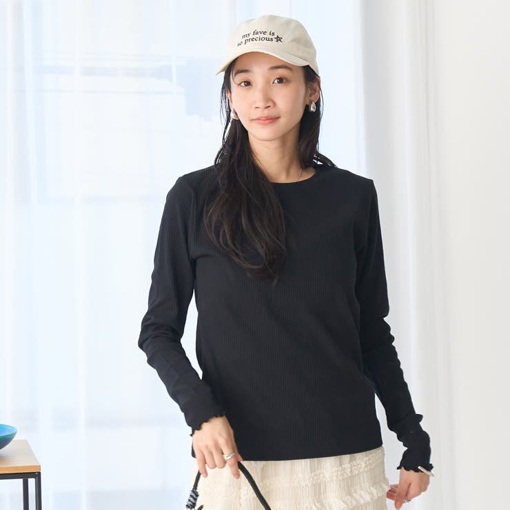 【定番 / 新色追加】メロークルーネックロンT | coen【women】 | 詳細画像9 