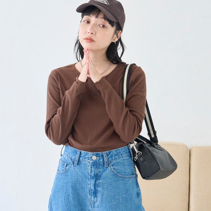 DK.BROWN | 【定番/再入荷/新色登場】メロークルーネックロンT | coen【women】