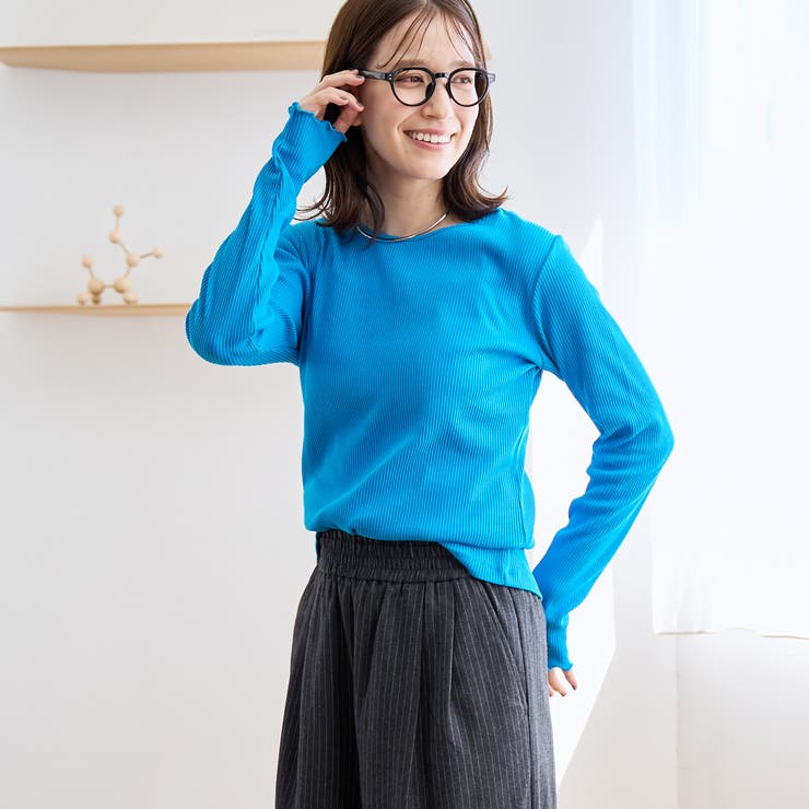 COBALT | 【定番 / 新色追加】メロークルーネックロンT | coen【women】