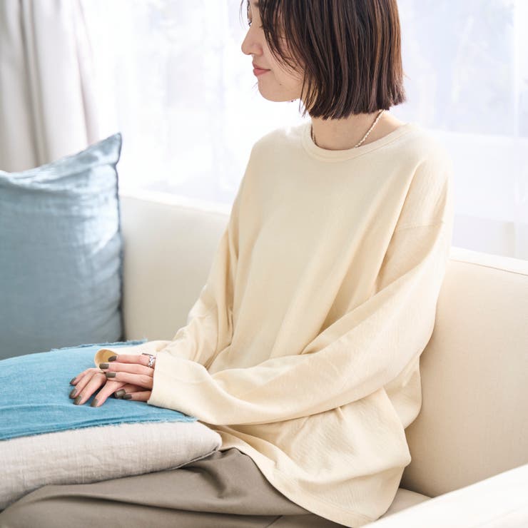 【Feel Soft / フィールソフト】接結 ロングスリーブTシャツ | coen【women】 | 詳細画像13 