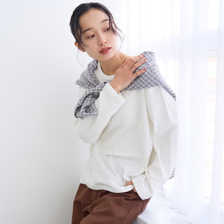【Feel Soft / フィールソフト】接結 ロングスリーブTシャツ | coen【women】 | 詳細画像6 