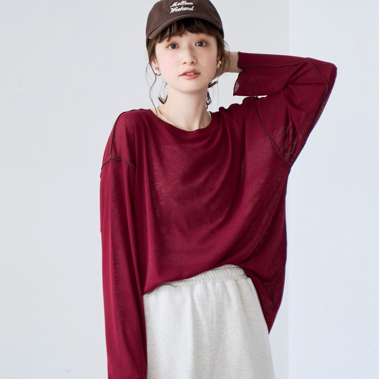 配色メローシアーロンT | coen【women】 | 詳細画像14 