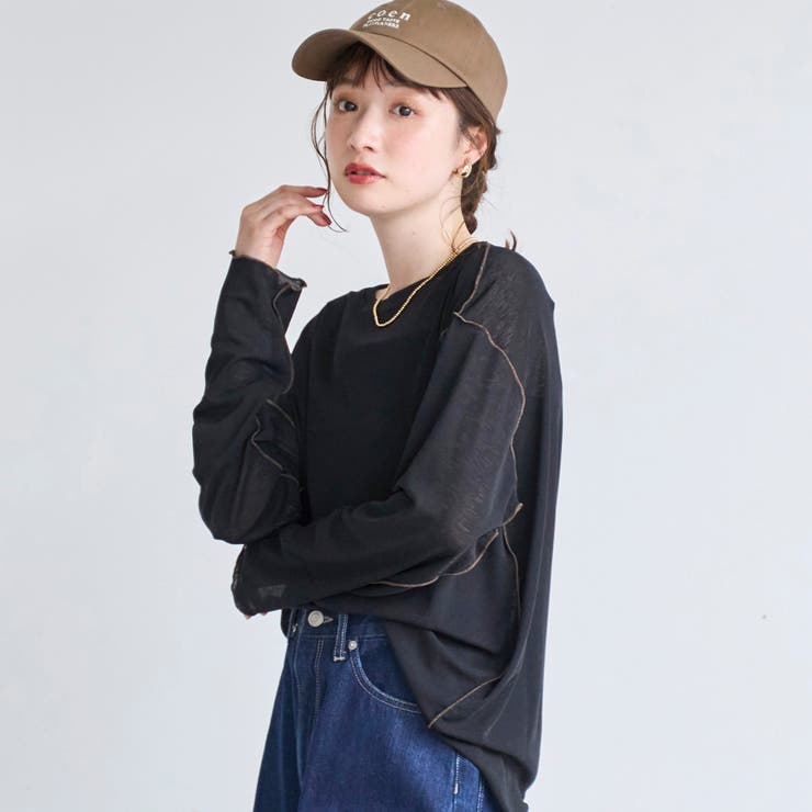 配色メローシアーロンT | coen【women】 | 詳細画像9 