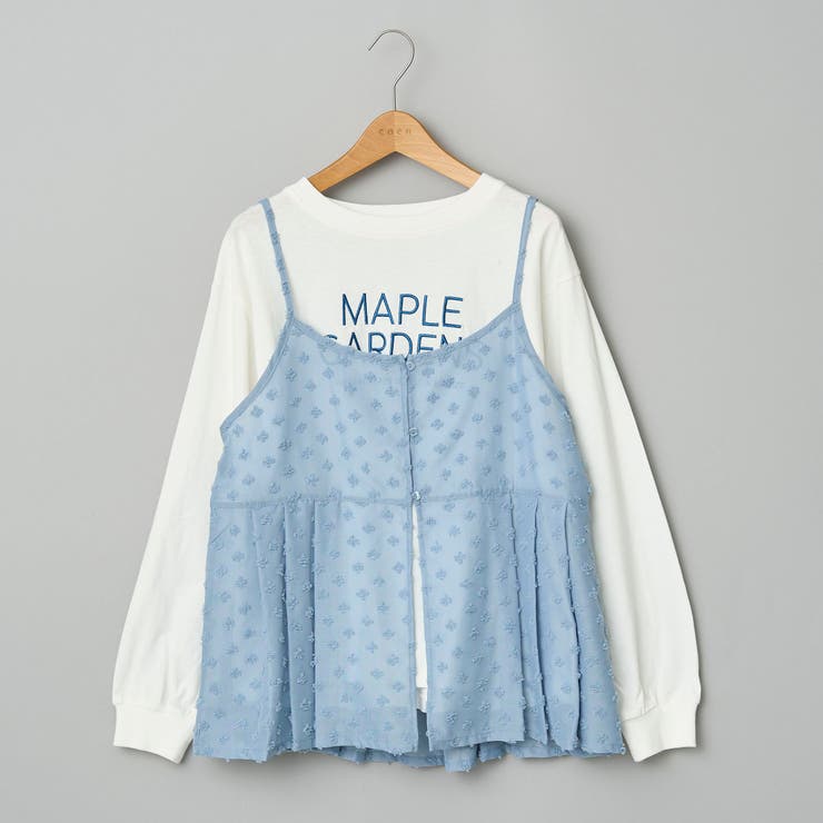 【セットアイテム】ドビーシフォンキャミソール セットロゴロンT | coen【women】 | 詳細画像45 