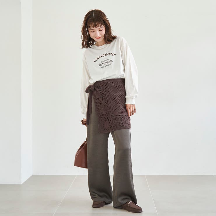 【セットアイテム】ドビーシフォンキャミソール セットロゴロンT | coen【women】 | 詳細画像7 