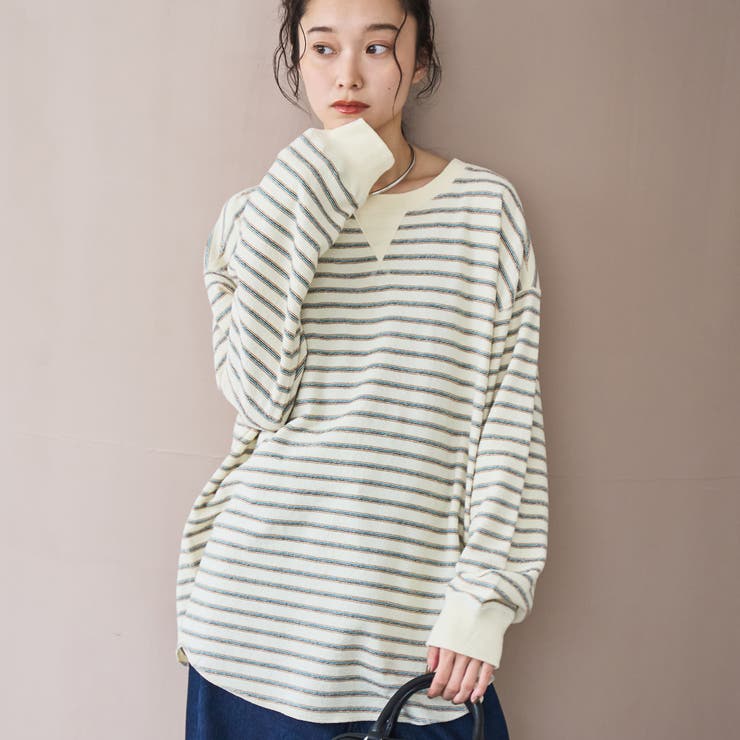 カワリ天竺ロングスリーブTシャツ | coen【women】 | 詳細画像7 