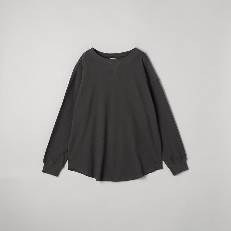 DK.GRAY | カワリ天竺ロングスリーブTシャツ | coen【women】