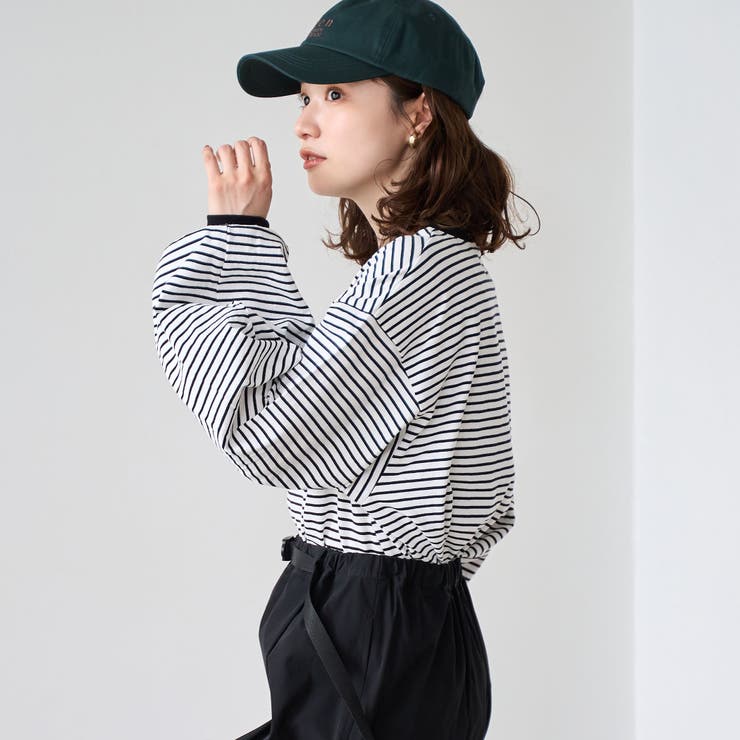 【再入荷・新色登場】USAコットンボリュームスリーブロンTEE | coen【women】 | 詳細画像14 