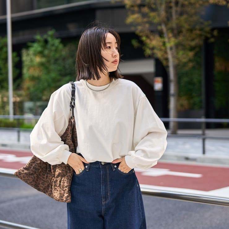 【再入荷・新色登場】USAコットンボリュームスリーブロンTEE | coen【women】 | 詳細画像4 