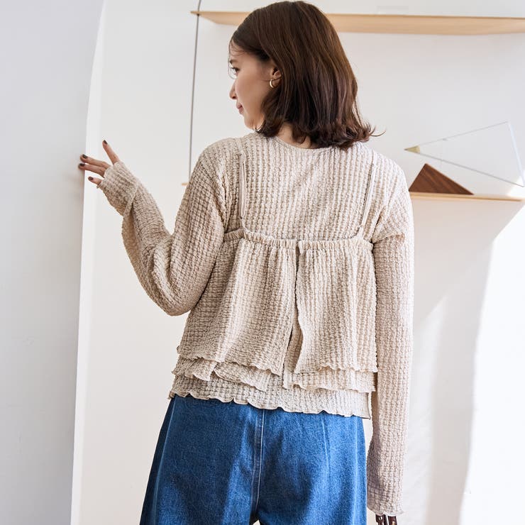 【セットアイテム】ポコポコキャミカーディガン マルチWAYセット | coen【women】 | 詳細画像9 