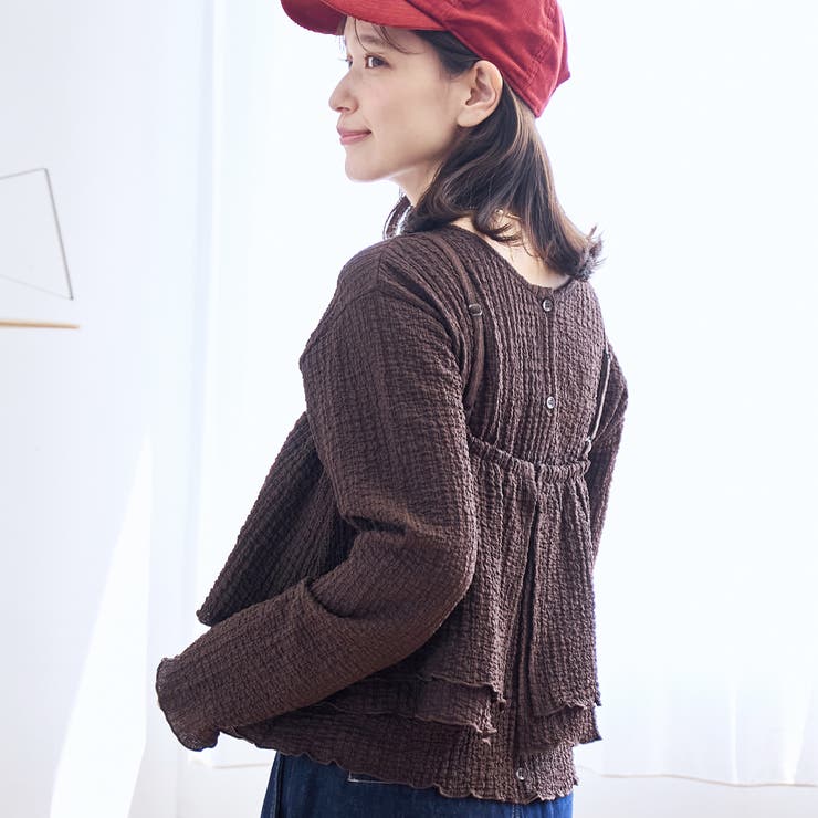 MD.BROWN | 【セットアイテム】ポコポコキャミカーディガン マルチWAYセット | coen【women】