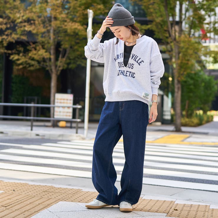 【WEB限定・DISCUS（ディスカス） 】スキッパーUネック裏毛スウェット | coen【women】 | 詳細画像10 