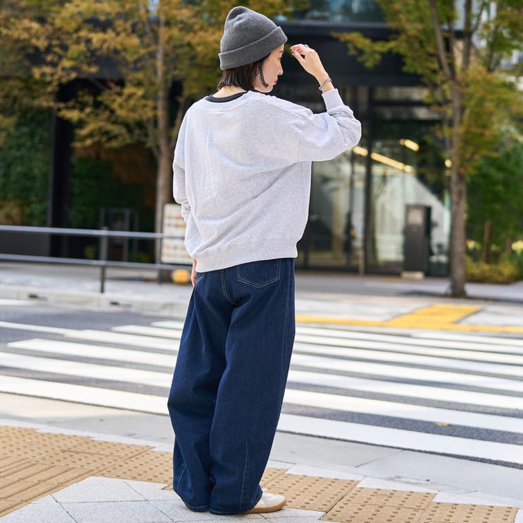 【WEB限定・DISCUS（ディスカス） 】スキッパーUネック裏毛スウェット | coen【women】 | 詳細画像12 